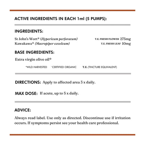 Golden Skin Oil 50ml-Wild Dispensary-Matakana Pharmacy