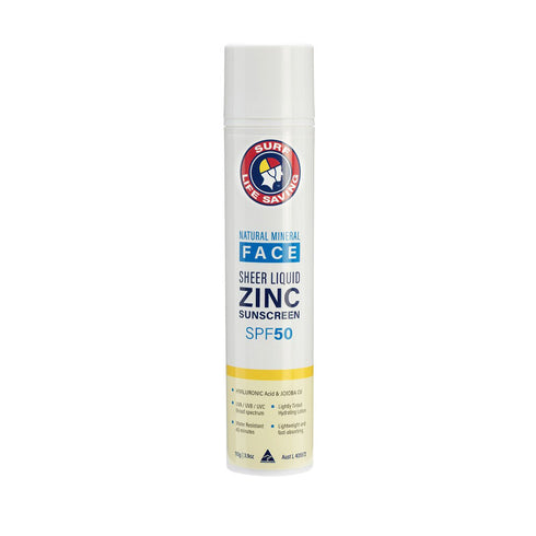 Image of Natural Mineral Zinc Liquid Sunscreen SPF50 110g