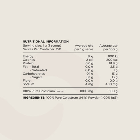 Switch Essentials Colostrum Powder 150g-Switch Nutrition-Matakana Pharmacy