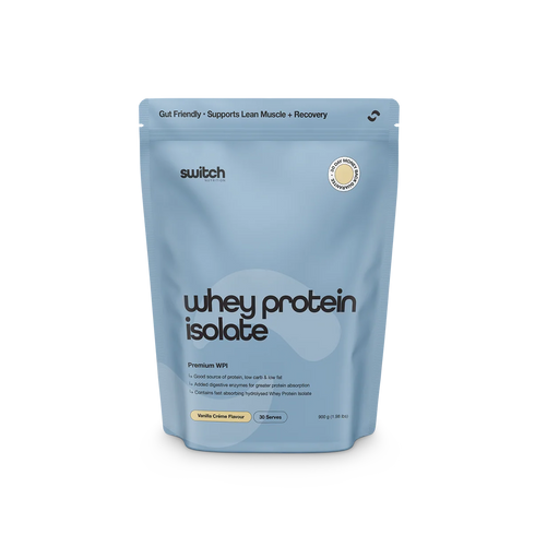Switch WPI Whey Isolate Protein 900g | Vanilla Creme-Switch Nutrition-Matakana Pharmacy
