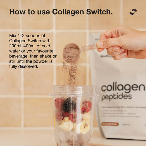 Switch Collagen Rich Chocolate 250g-Switch Nutrition-Matakana Pharmacy