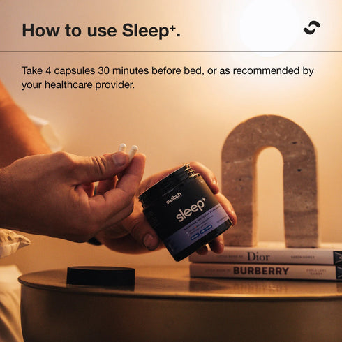 Switch Sleep+ 120 Capsules-Switch Nutrition-Matakana Pharmacy