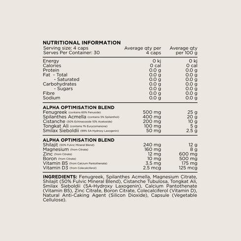 Switch Alpha 120 Capsules-Switch Nutrition-Matakana Pharmacy