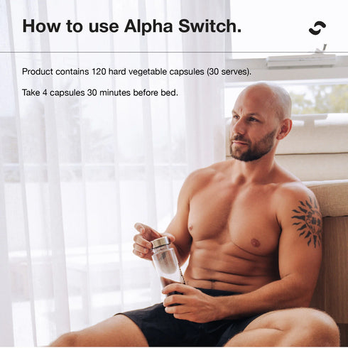 Switch Alpha 120 Capsules-Switch Nutrition-Matakana Pharmacy