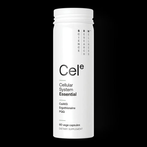 The world's number one multivitamin for men and women. Image shows a bottle of Cel E.