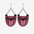 Cheetah Pink Earrings-Studio Soph-Matakana Pharmacy