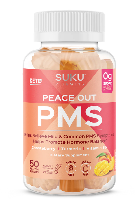 Peace Out PMS 50 Gummies-Suku Vitamins-Matakana Pharmacy