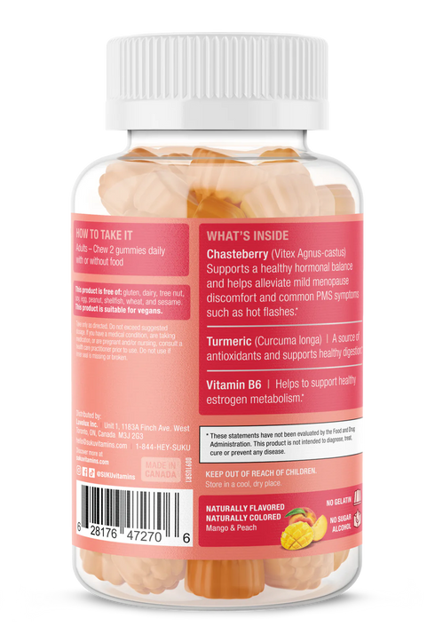 Peace Out PMS 50 Gummies-Suku Vitamins-Matakana Pharmacy