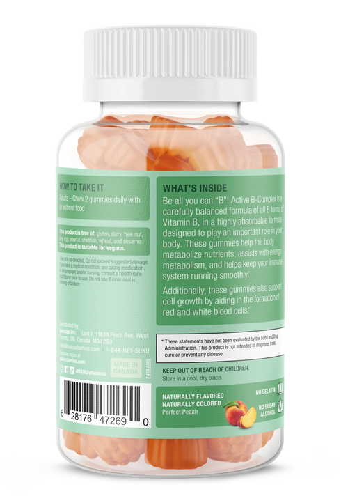 image of SUKU Active B-Complex 50 Gummies