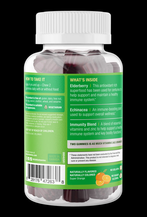 SUKU Kids Super Immunity 50gummies-Matakana Pharmacy