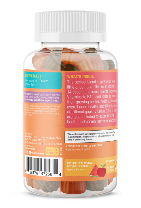 Image of SUKU The Complete Kids Multi 50 gummies