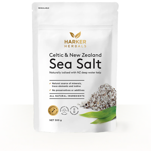 Celtic & New Zealand Sea Salt + Kelp 300g-Harker Herbals-Matakana Pharmacy