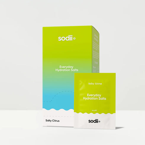 Salty Citrus Sachet 30s | Everyday Hydration Salts-Sodii-Matakana Pharmacy