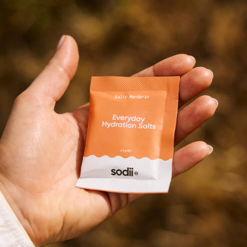 Salty Mandarin Sachet 30s | Everyday Hydration Salts-Sodii-Matakana Pharmacy