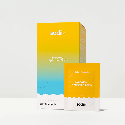Salty Pineapple Sachet 30s | Everyday Hydration Salts-Sodii-Matakana Pharmacy