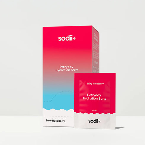 Salty Raspberry Sachet 30s | Everyday Hydration Salts-Sodii-Matakana Pharmacy