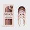 Satin Wrapped Flexi Rods 6pc Set Rosewood-KITSCH-Matakana Pharmacy