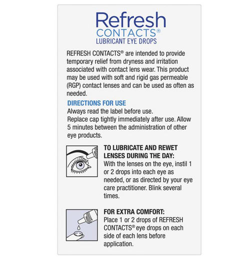 Refresh Contacts Eye Drops 15ML-Alcon-Matakana Pharmacy