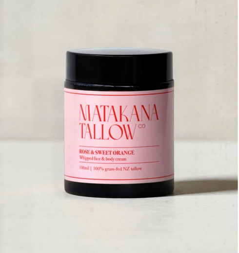 Matakana Tallow Rose & Sweet Orange 100mL-Matakana Tallow-Matakana Pharmacy