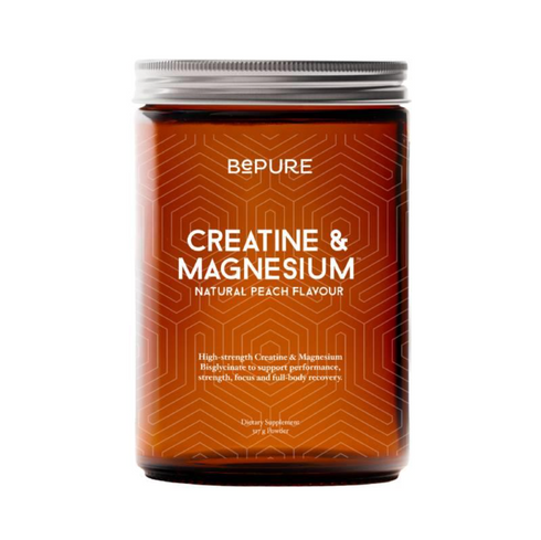 Creatine & Magnesium Peach Powder 317g | BePure-BEPURE-Matakana Pharmacy