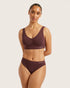 Seamfree Padded Crop Bra Mulberry Small-BOODY Organic Bamboo Wear-Matakana Pharmacy