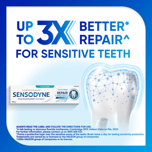 Sensodyne Repair & Protect Extra Fresh Toothpaste 100g-Haleon-Matakana Pharmacy