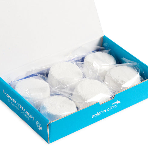 Shower Steamer Tranquil Sleep, pack opened to show the contents