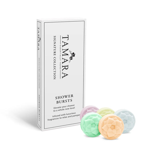Box of 5 Signature Collection | Artisan Crafted Shower Bombs-Essentially Tamara-Matakana Pharmacy