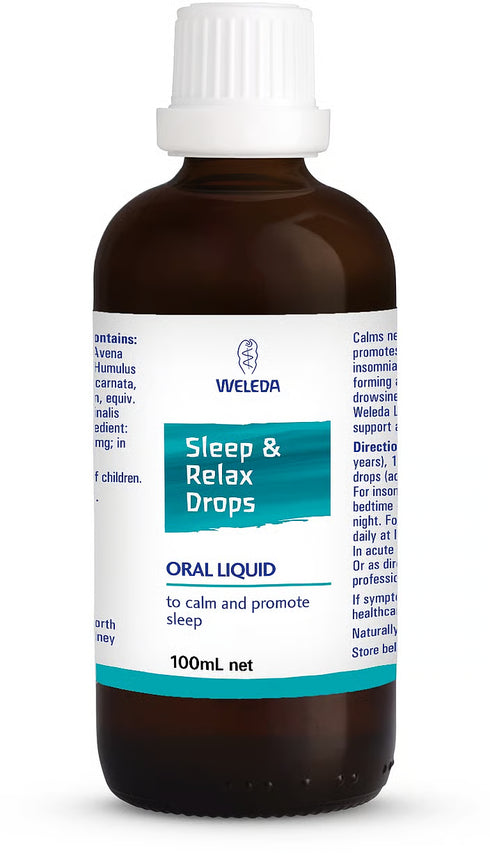 Sleep & Relax Drops, 100ml-Weleda-Matakana Pharmacy