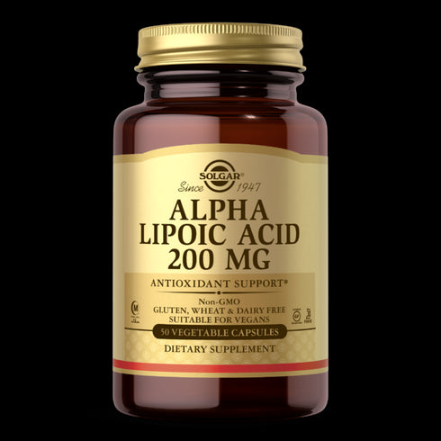 SOLGAR A-Lipoic Acid 200mg 50 Caps-Matakana Pharmacy