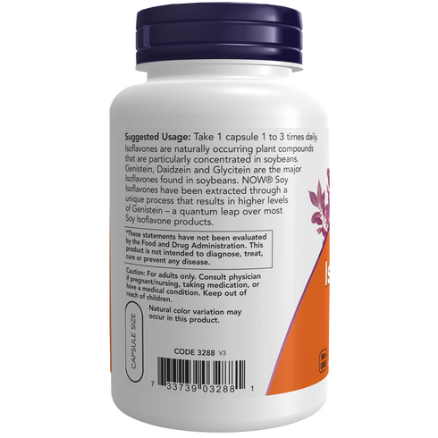 Soy Isoflavones 150mg 120caps-NOW Supplements-Matakana Pharmacy