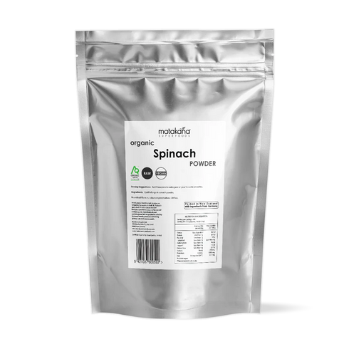 Spinach Powder Organic 1kg-Matakana Superfoods-Matakana Pharmacy