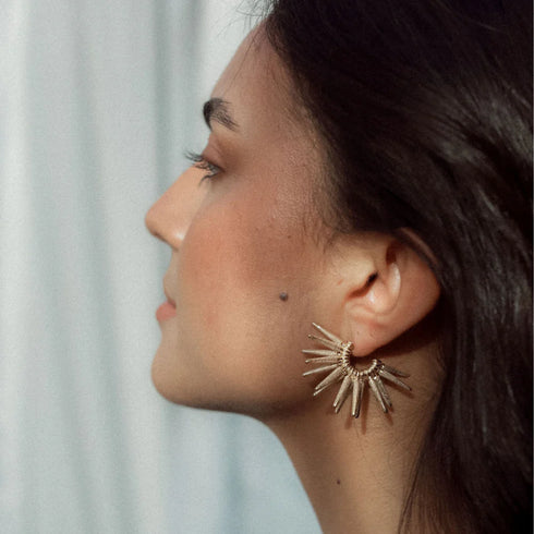 Earrings - Spine-Queen Of The Foxes-Matakana Pharmacy