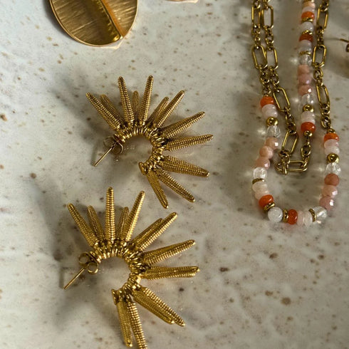 Earrings - Spine-Queen Of The Foxes-Matakana Pharmacy