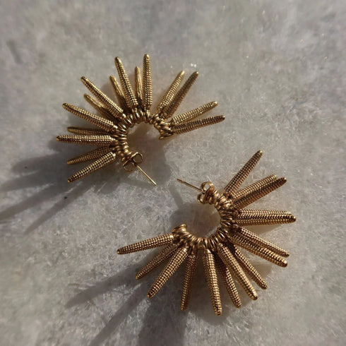 Earrings - Spine-Queen Of The Foxes-Matakana Pharmacy