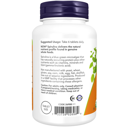 Spirulina Organic 500mg 200s-NHTNAME-Matakana Pharmacy