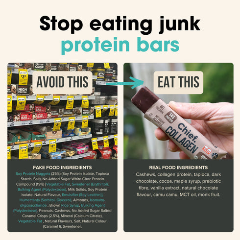 Collagen Protein Double Choc Single Bar-Chief-Matakana Pharmacy