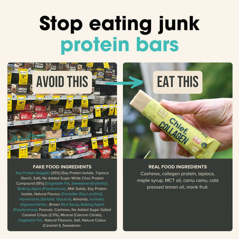 Collagen Protein Bar Lemon Tart 45g-Chief-Matakana Pharmacy