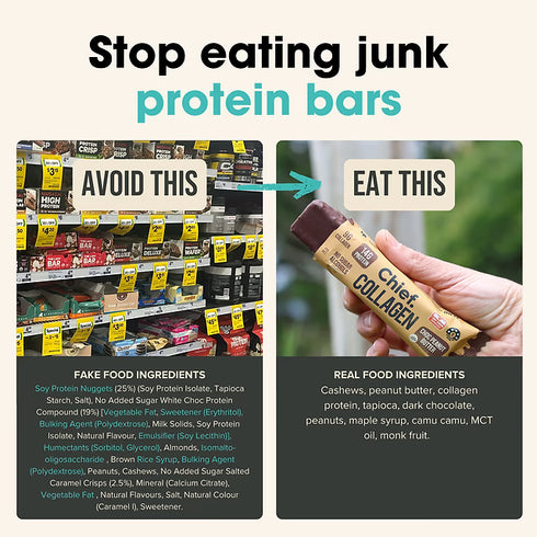 Collagen Protein Bar Choc Peanut 5g-Chief Nutrition-Matakana Pharmacy