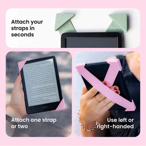 Kindle Straps Blush Large | Set of Two-Strapsicle-Matakana Pharmacy