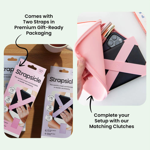 Kindle Straps Blush Large | Set of Two-Strapsicle-Matakana Pharmacy