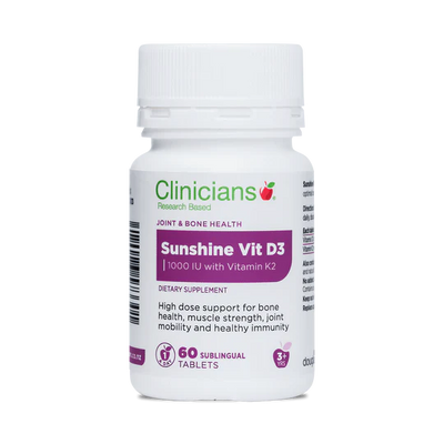 Sunshine Vitamin D3 60 Tablets | Clinicians-Clinicians-Matakana Pharmacy