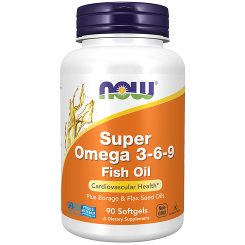 Super Omega 3-6-9 90 Softgels-NOW Supplements-Matakana Pharmacy