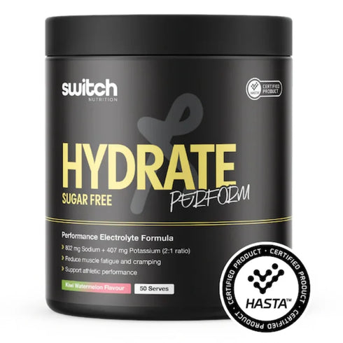 Switch Hydrate Perform 600g | Kiwi Watermelon-Switch Nutrition-Matakana Pharmacy