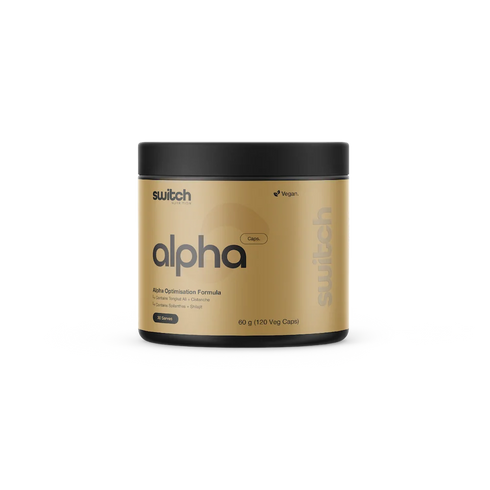 Switch Alpha 120 Capsules-Switch Nutrition-Matakana Pharmacy