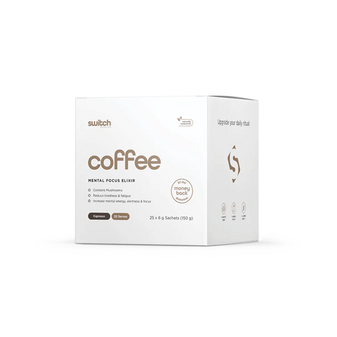 Switch Coffee 25 Sachets | Espresso-Switch Nutrition-Matakana Pharmacy