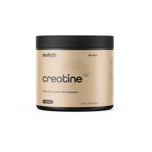 Switch Creatine HCL 240 Capsules-Switch Nutrition-Matakana Pharmacy