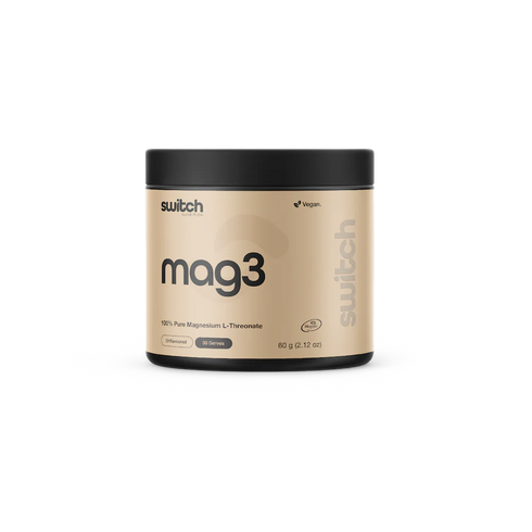 Switch Essentials Mag3 Powder 60g-Switch Nutrition-Matakana Pharmacy