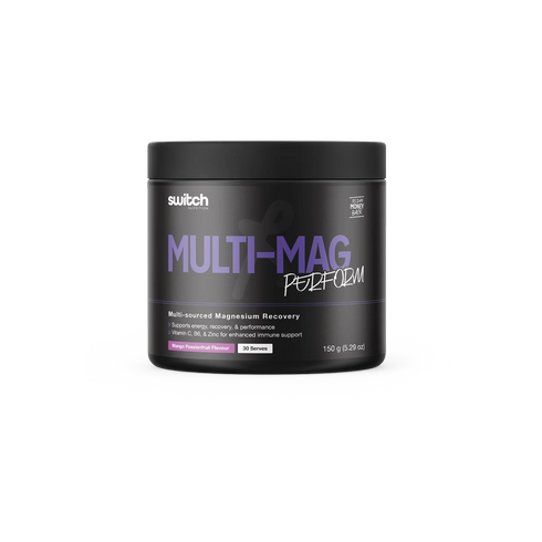 Switch Multi Mag Perform Mango Passionfruit 150g-Switch Nutrition-Matakana Pharmacy