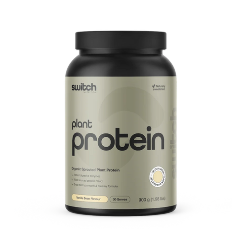 Switch Plant Protein Vanilla Bean 900g-Switch Nutrition-Matakana Pharmacy